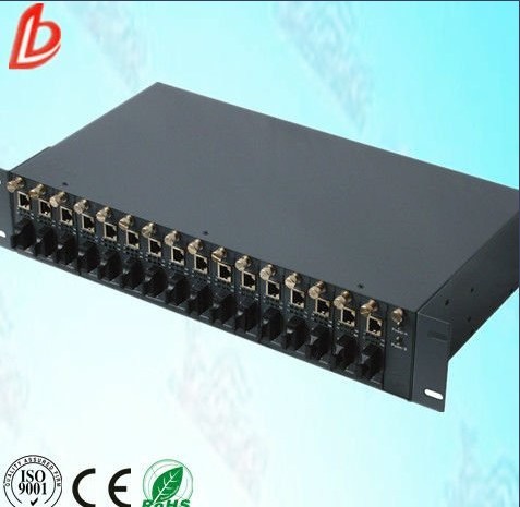 16 slots 1000M gigabit ethernet Fiber optic Media Converter