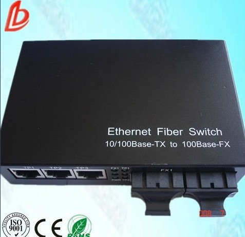 RJ45 10/100M Dual Ethernet Fiber Media Converter